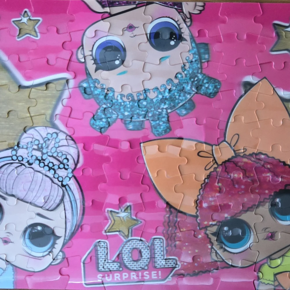 LOL Surprise! Kids Puzzle 100 Pieces Bundle Of 8 Puzzles